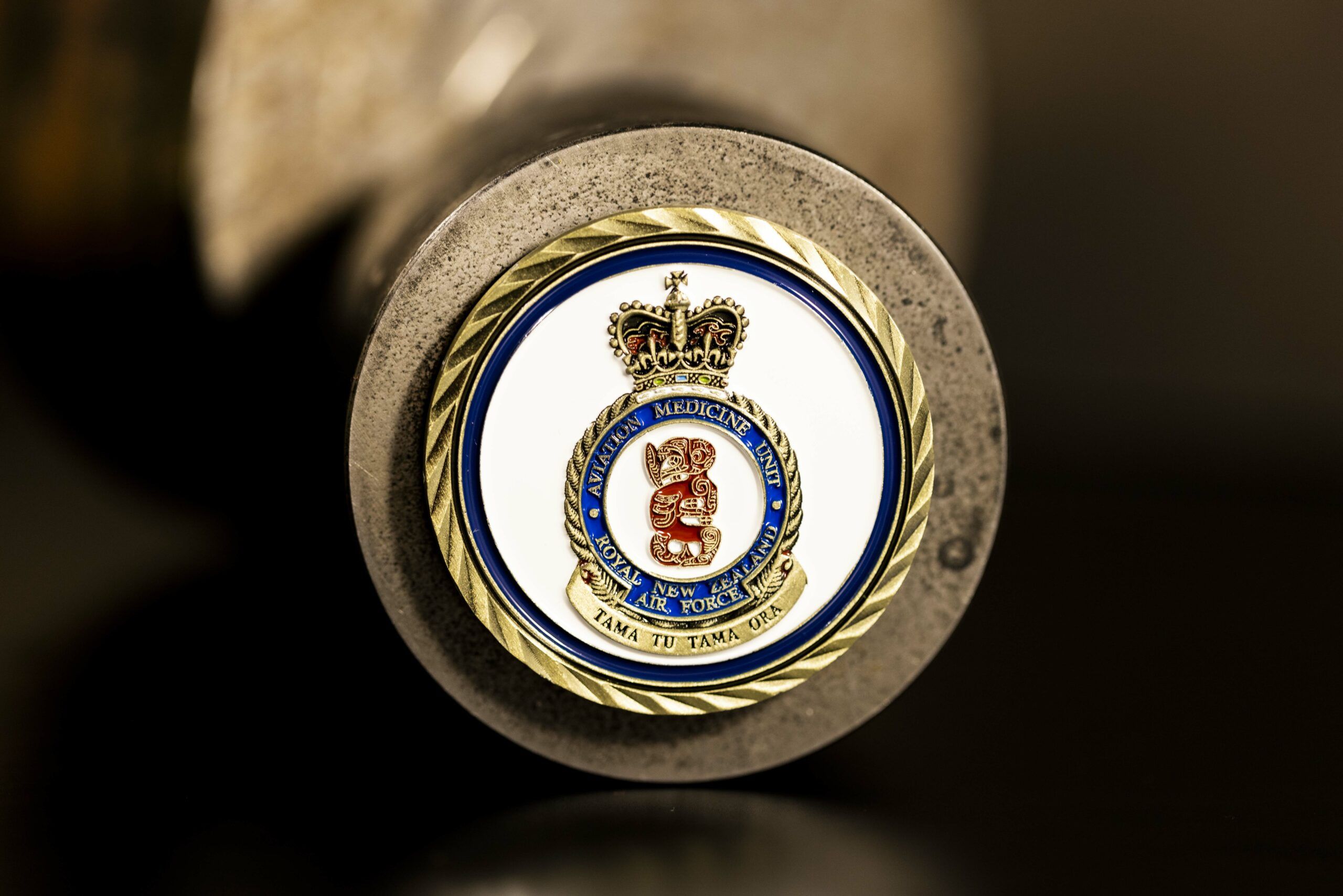Custom challenge coin, created for the Royal New Zealand Air Force.